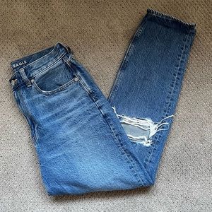 American Eagle Ripped Mom Jeans